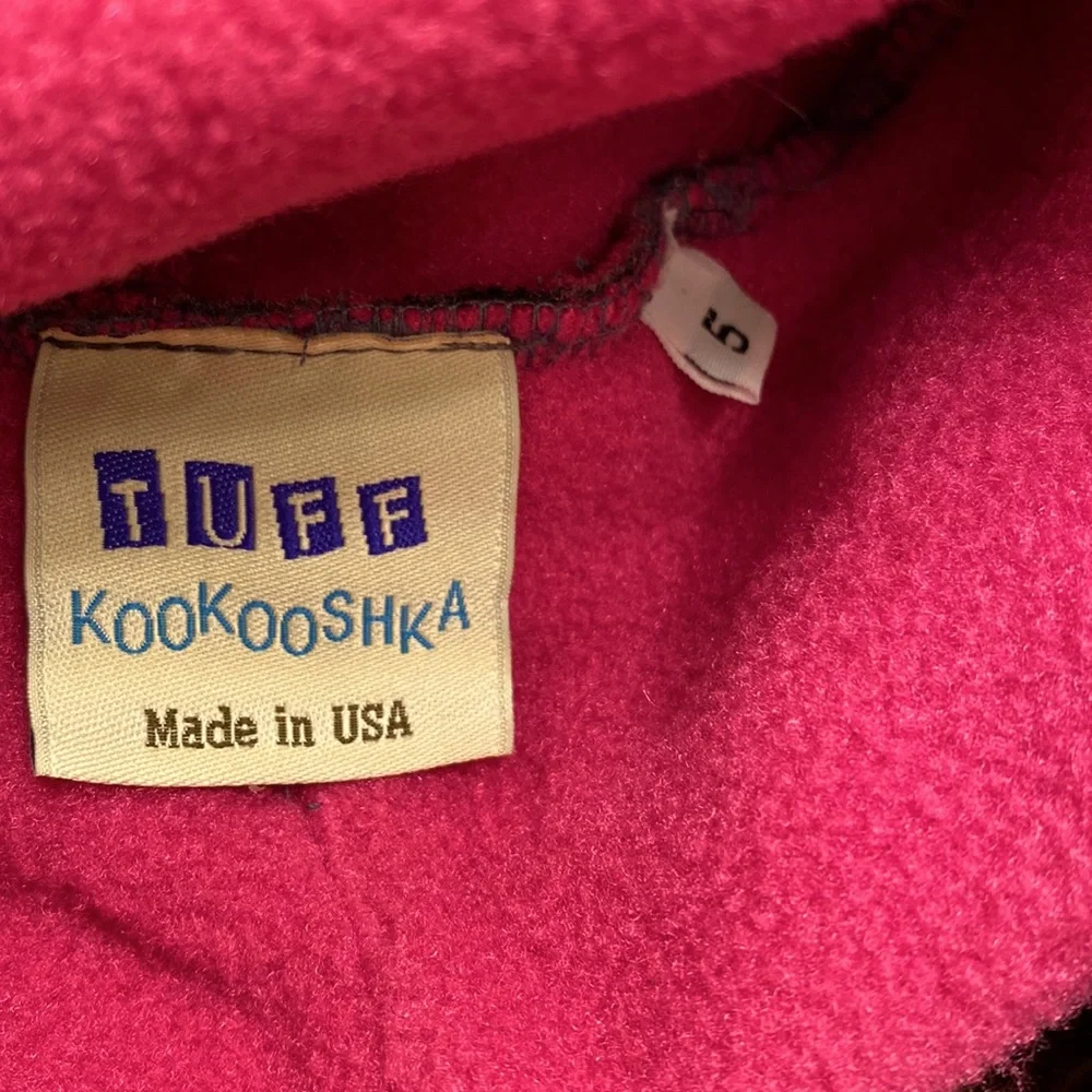 TUFF KOOKOOSHKA Kids Vera Polartec Fleece Embellished Winter Hat Size 5